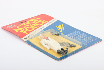 Scarce Vintage Action Force Die Terror Bande German Version Baron Eisenblut Baron Ironblood carded moc Action figure 1983 Palitoy, - 6