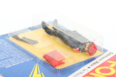 Scarce Vintage Action Force Die Terror Bande German Version Schwarzer Major Black Major carded moc Action figure 1983 Palitoy, - 8