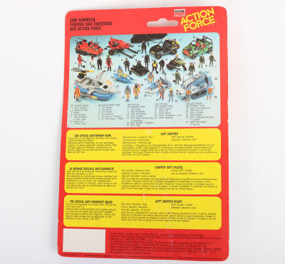 Scarce Vintage Action Force SATT German Version Chopper SAS Pilot carded moc Action figure 1983 Palitoy, - 2