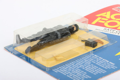 Scarce Vintage Action Force SATT German Version Chopper SAS Pilot carded moc Action figure 1983 Palitoy, - 4