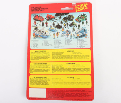 Scarce Vintage Action Force ATT German Version Spurhund Z Force Infantryman carded moc Action figure 1983 Palitoy, - 2