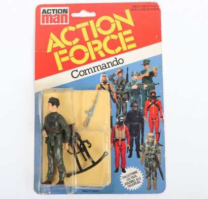 Vintage Action Force Commando Series 1 carded moc Action figure 1982 Palitoy,