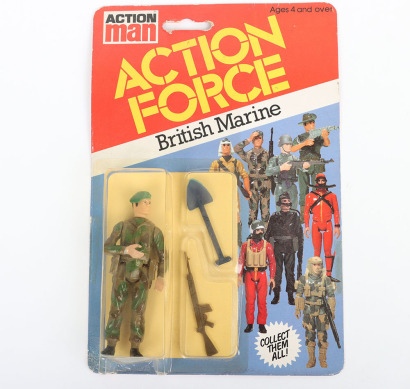 Vintage Action Force British Marine Series 1 carded moc Action figure 1982 Palitoy,