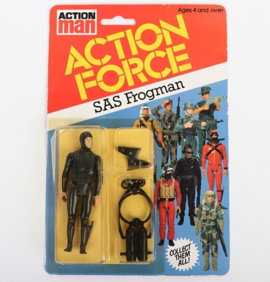 Vintage Action Force SAS Frogman Series 1 carded moc Action figure 1982 Palitoy,