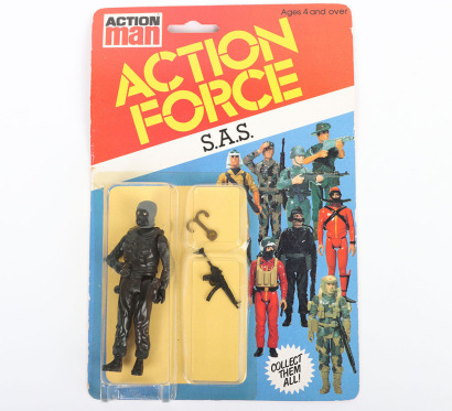 Vintage Action Force SAS Leader carded moc Action figure 1982 Palitoy,