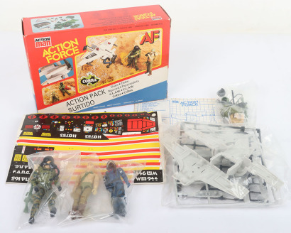 Scarce Vintage Action Force AF Cobra Action Pack C.L.A.W. Vehicle with Action Figures boxed Palitoy.