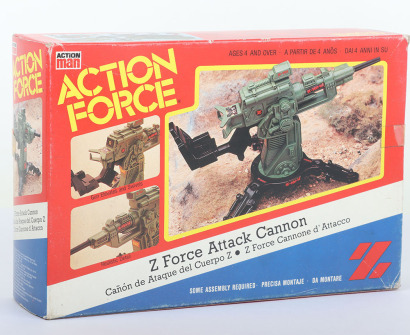 Scarce Vintage Action Force Z-Force Attack Cannon Vehicle sealed boxed Palitoy.