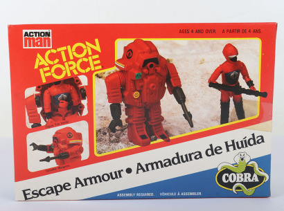 Vintage Action Force Cobra Escape Armour with figure Vehicle Sealed boxed Palitoy.