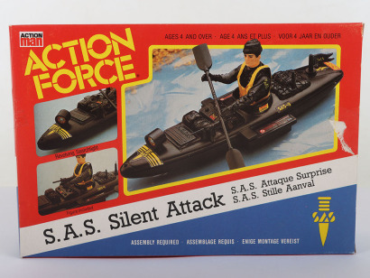 Vintage Action Force SAS Silent Attack with figure Vehicle Unused boxed Palitoy.