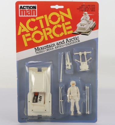 Vintage Action Force Mountain and Arctic Series 1 carded moc Action figure 1982 Palitoy,