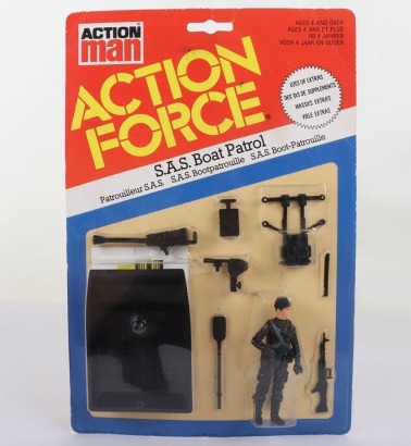 Vintage Action Force SAS Para Attack with action figure Vehicle moc Palitoy.