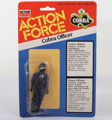 Vintage Action Force Cobra Trooper Series 3 carded moc Action figure 1985 Palitoy,