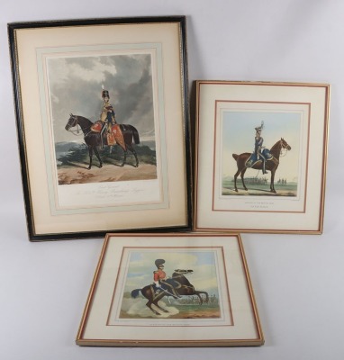 Military Print, Mounted Officers of the 13th Light Dragoons