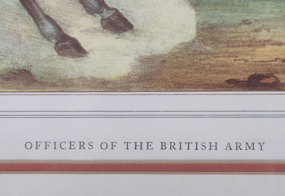 Military Print, Mounted Officers of the 13th Light Dragoons - 5