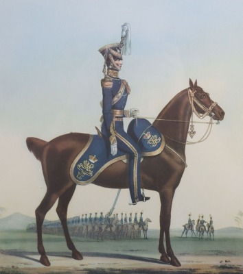 Military Print, Mounted Officers of the 13th Light Dragoons - 10