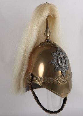 4th Royal Irish Dragoon Guards Officers 1871 Pattern Helmet - 4