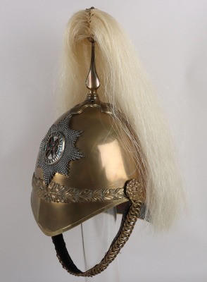 4th Royal Irish Dragoon Guards Officers 1871 Pattern Helmet - 5