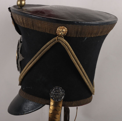 Coldstream Guards Officers 1830 Pattern Shako, - 9