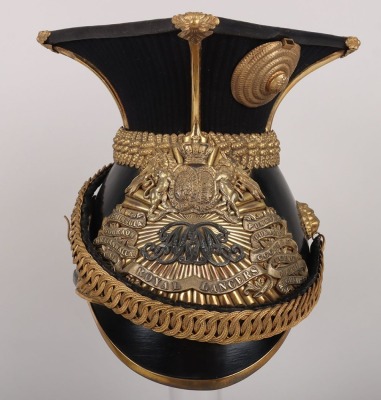 9th (The Queen’s Royal) Lancers Officers Full Dress Lance Cap Victorian Period - 7