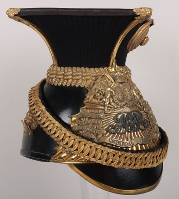 9th (The Queen’s Royal) Lancers Officers Full Dress Lance Cap Victorian Period - 16