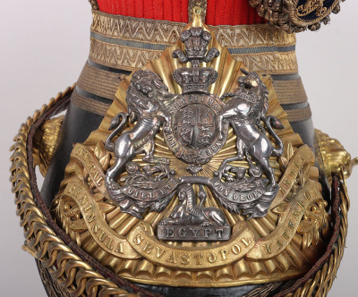 12th (The Prince Wales’ Royal) Lancers Victorian Period Officers Full Dress Lance Cap - 7