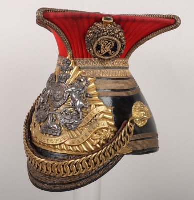 12th (The Prince Wales’ Royal) Lancers Victorian Period Officers Full Dress Lance Cap - 8