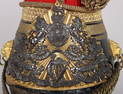 5th (Royal Irish) Lancers Victorian Period Officers Full Dress Lance Cap - 7