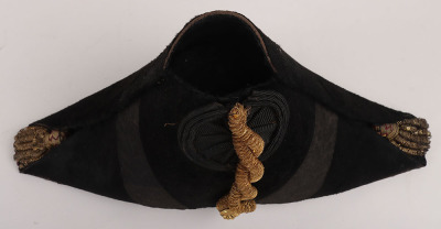 Royal Navy Victorian Period Officers Bicorn Hat, - 13