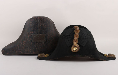 Royal Navy Victorian Period Officers Bicorn Hat