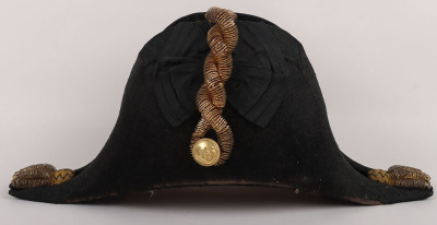 Royal Navy Victorian Period Officers Bicorn Hat - 5