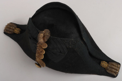 Royal Navy Victorian Period Officers Bicorn Hat - 11