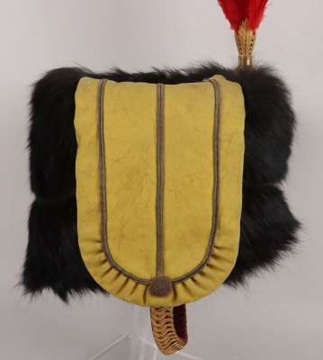 4th Hussars Fine Quality Officers Busby - 13