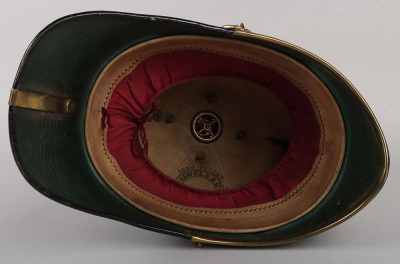 The Royal North Lancashire Regiment Officers Blue Cloth Helmet, circa 1881 - 1901 - 17
