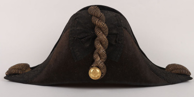 Royal Navy Post 1901 Officers Bicorn Hat - 5