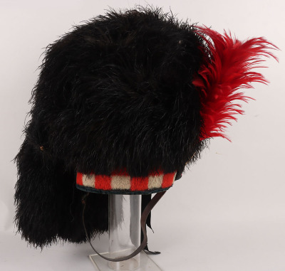 The Black Watch (Royal Highlanders) Officers Full Dress Feather Bonnet - 5