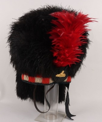 The Black Watch (Royal Highlanders) Officers Full Dress Feather Bonnet - 6