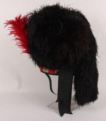 The Black Watch (Royal Highlanders) Officers Full Dress Feather Bonnet - 9