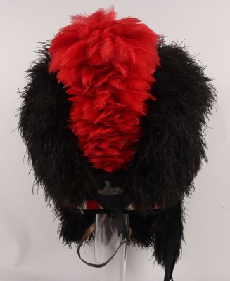 5th Battalion Officers Full Dress Feather Bonnet - 12