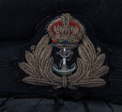 Post 1901 Royal Navy Officers Forage Caps - 2