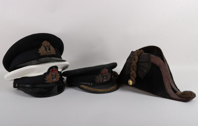 Post 1901 Royal Navy Officers Forage Caps - 8