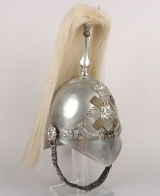 Fife Light Horse Officers 1871 Pattern Silver Plated Helmet