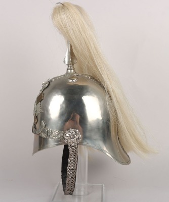 Fife Light Horse Officers 1871 Pattern Silver Plated Helmet - 7