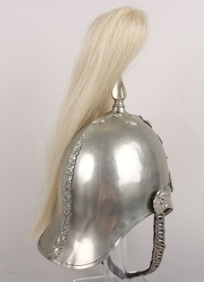 Fife Light Horse Officers 1871 Pattern Silver Plated Helmet - 10