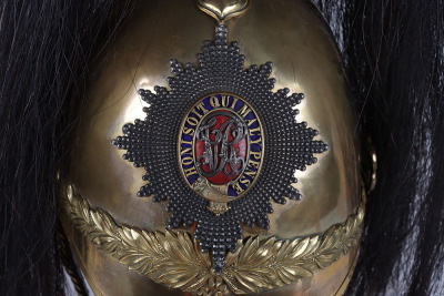 2nd Dragoon Guards (Queens bays) Officers 1871 Pattern Helmet - 2