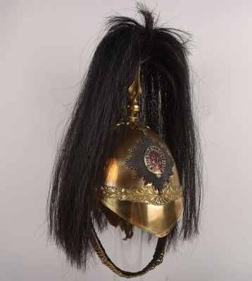 2nd Dragoon Guards (Queens bays) Officers 1871 Pattern Helmet - 4