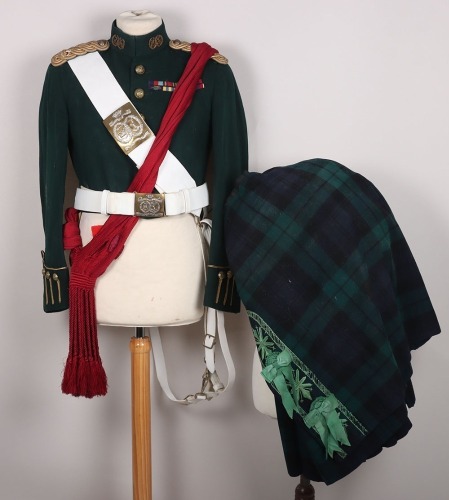 Argyle and Sutherland Highlanders Officers Green Cloth Doublet and Kilt