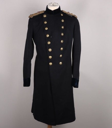 General Officers Blue Cloth Frock Coat, with Victorian period rank insignia,