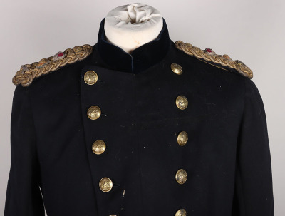 General Officers Blue Cloth Frock Coat, with Victorian period rank insignia, - 2