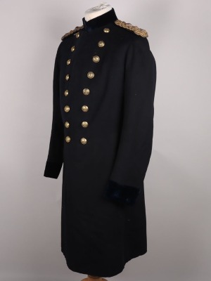 General Officers Blue Cloth Frock Coat, with Victorian period rank insignia, - 5