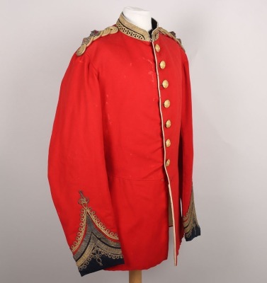 Madras Staff Corps Victorian Period Officers Full Dress Tunic in rank of Lieutenant Colonel - 3